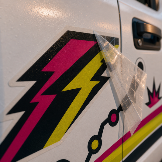 Custom Truck Decals for Commercial Vehicles - Surface Detail