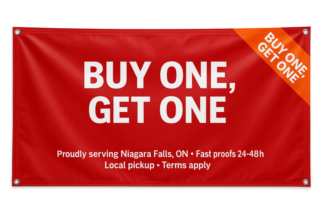 Print Marketing Niagara - Vinyl Banner Example