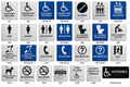 AODA accessibility signage catalog showing Ontario tactile Braille sign types