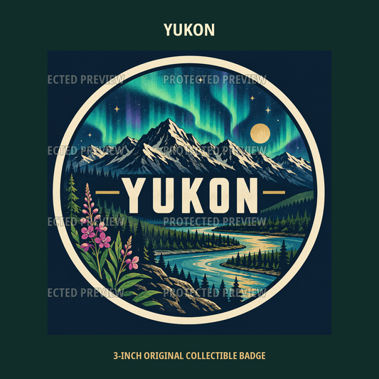 Yukon original collectible badge decal — protected preview 1