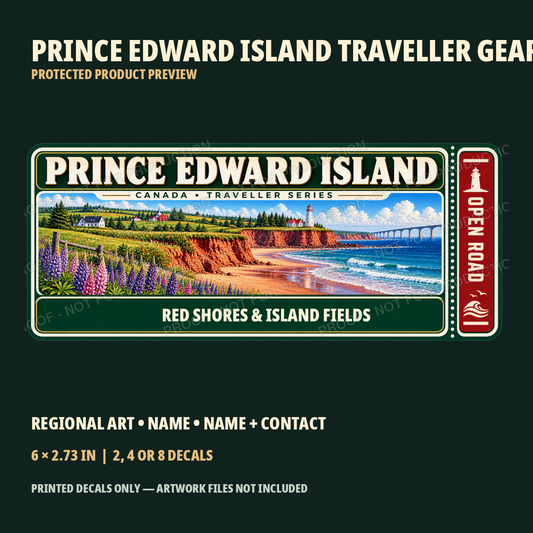 Protected Prince Edward Island Traveller Gear Tag preview with product choices