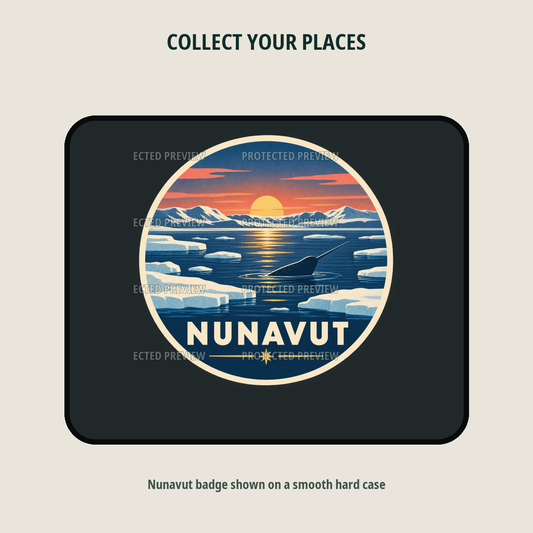 Nunavut original collectible badge decal — protected preview 2