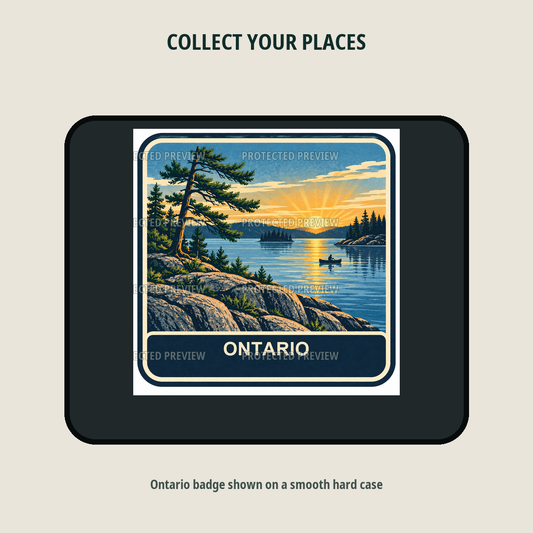Ontario original collectible badge decal — protected preview 2