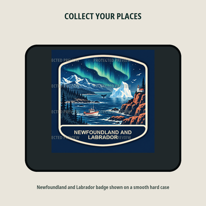 Newfoundland and Labrador original collectible badge decal — protected preview 2