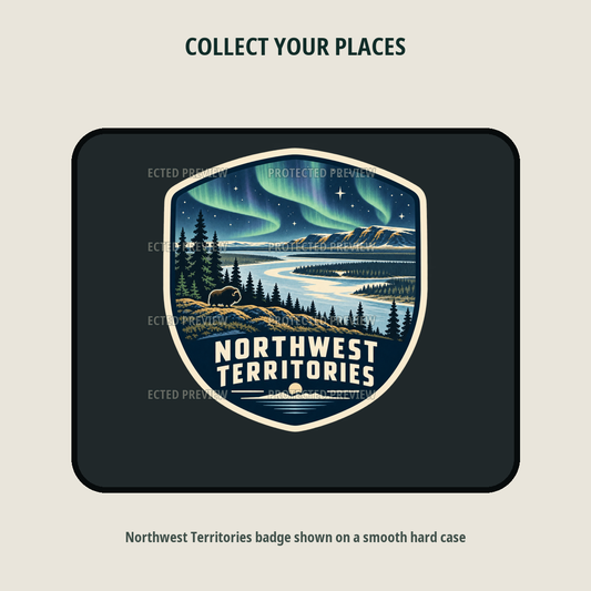 Northwest Territories original collectible badge decal — protected preview 2