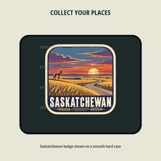Saskatchewan original collectible badge decal — protected preview 2