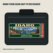 Idaho personalized Traveller Gear Tag decal — protected product preview 2