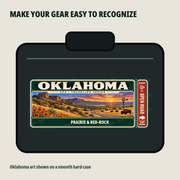 Oklahoma personalized Traveller Gear Tag decal — protected product preview 2
