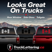 Rear window decals