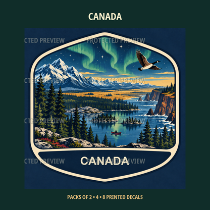 Canada original collectible badge decal — protected preview 3