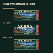 Yukon personalized Traveller Gear Tag decal — protected product preview 3