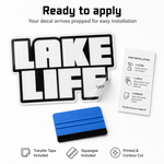 Decal Install Kit — Transfer Tape + Squeegee - 4