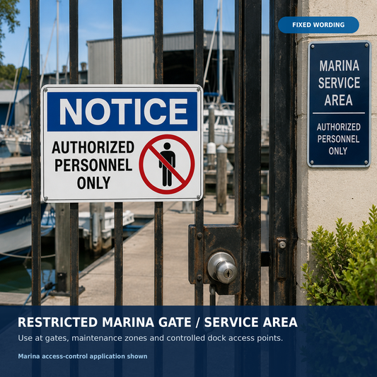 05 authorized personnel only marina gate install   219183c3