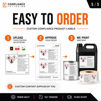 Choose a label offer supply verified content and approve the proof