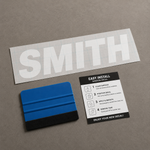 Decal Install Kit — Transfer Tape + Squeegee - 6