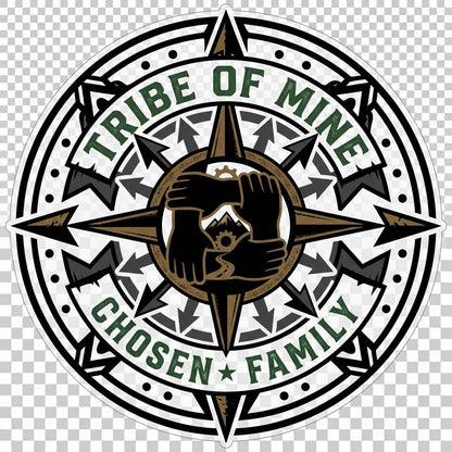 06 Compass Arrows Pointing Inward Mandala light mockup