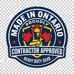 Made in Ontario Badge Vinyl Decal — Trades Truck & Toolbox Sticker - 1