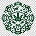 Leaf & Stars Mandala Vinyl Decal — Nature Geometry Sticker - 2