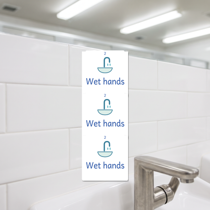 washroom routine stickers canada flat-lay of exactly what ships