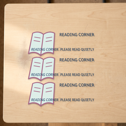custom classroom message stickers canada flat-lay of exactly what ships