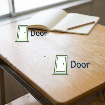 classroom english picture labels canada used in two classroom spots, no tape