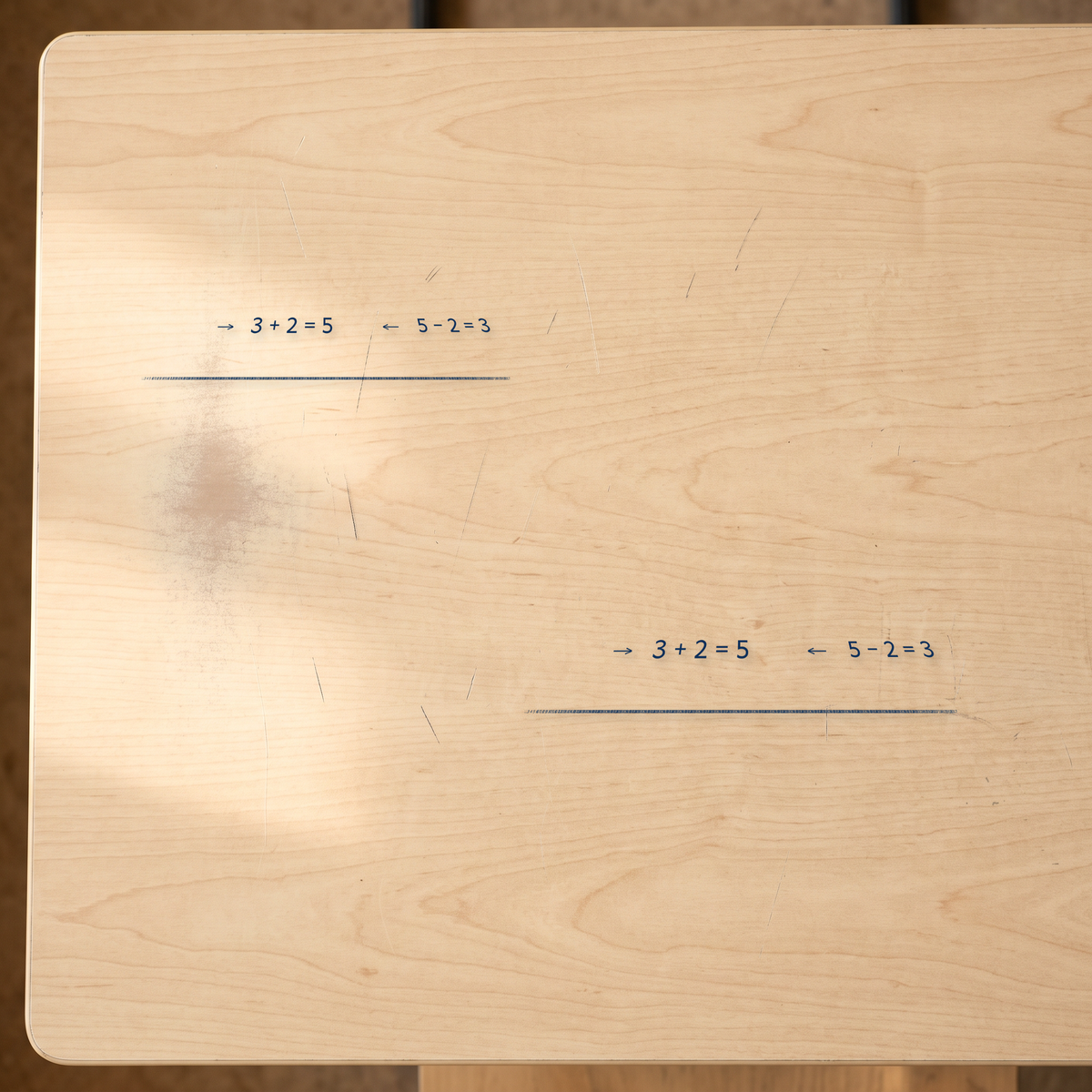 classroom maths reference stickers canada used in two classroom spots, no tape
