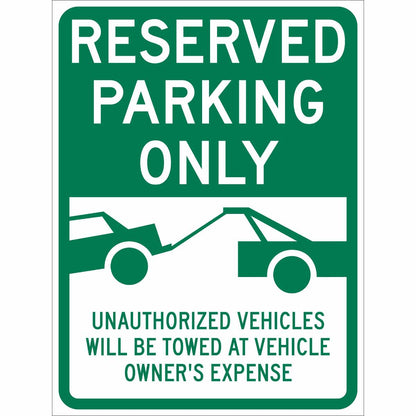 RESERVED PARKING ONLY Unauthorized Vehicles Will Be Ticketed Towed At Owners Exp   c954f919