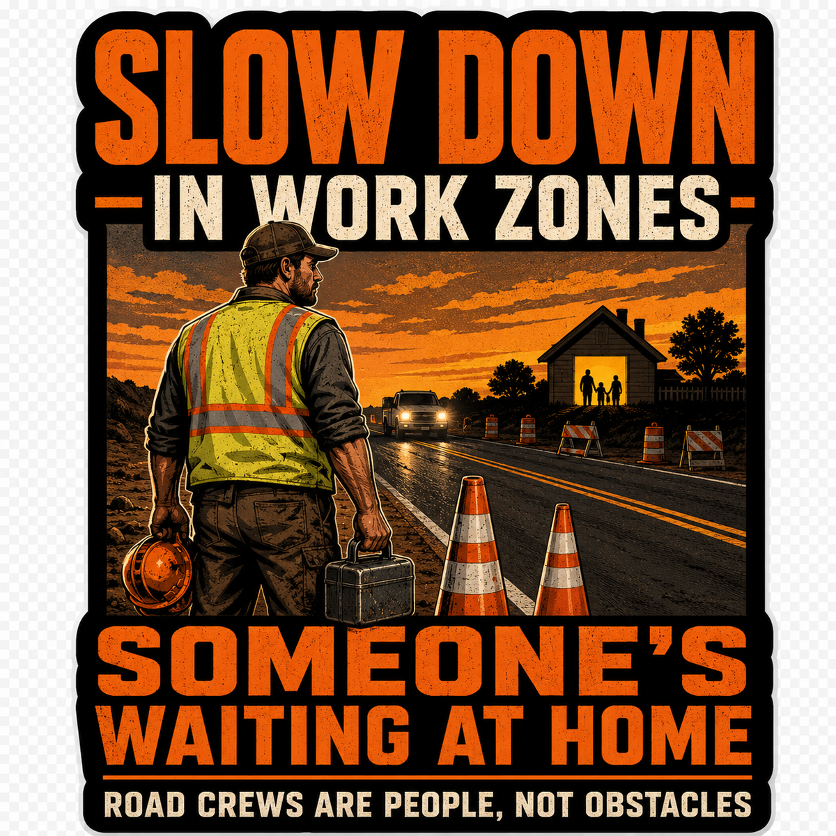 Slow down in work zones   c9c2ecd0