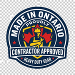 Made in Ontario Badge Vinyl Decal — Trades Truck & Toolbox Sticker - 3