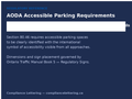 AODA accessible parking sign Ontario regulation O.Reg 413/12 reference