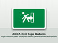 Code compliant exit signs Ontario
