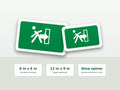 aoda exit sign ontario size material detail   63f0d948