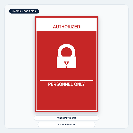 Authorized Personnel Only Marina Sign — marina-media-v1:authorized-personnel-only-marina-sign:dcdc7ad617884e3d727e96a9bc5036a535e1094a3fb28dde1d5fefb58494643e