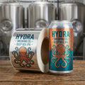 Rectangle beverage label roll for Canadian product packaging