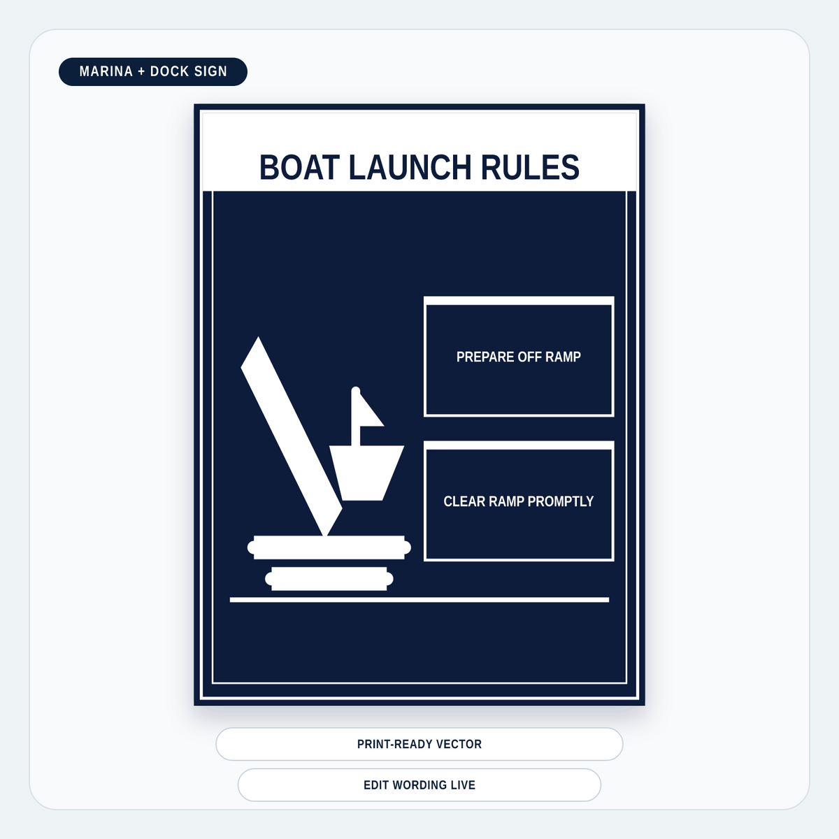 Boat Launch Rules Sign — marina-media-v1:boat-launch-rules-sign:d60be671e115af27304d9d99854e299e6762020dbfcefc75d0d25cda0e83be39