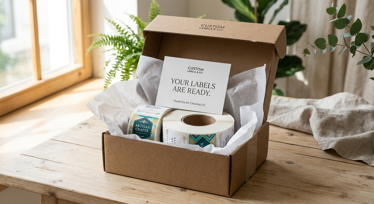Custom bakery food packaging labels Canada