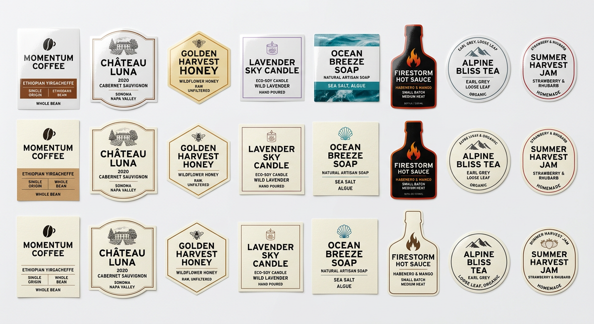 business pack 500 custom labels variety   d443e41c