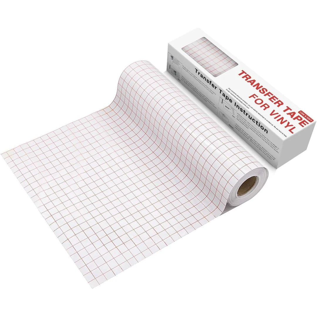 Full roll of 12-inch clear gridded professional application tape