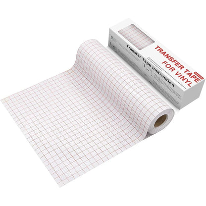 Full roll of 12-inch clear gridded professional application tape