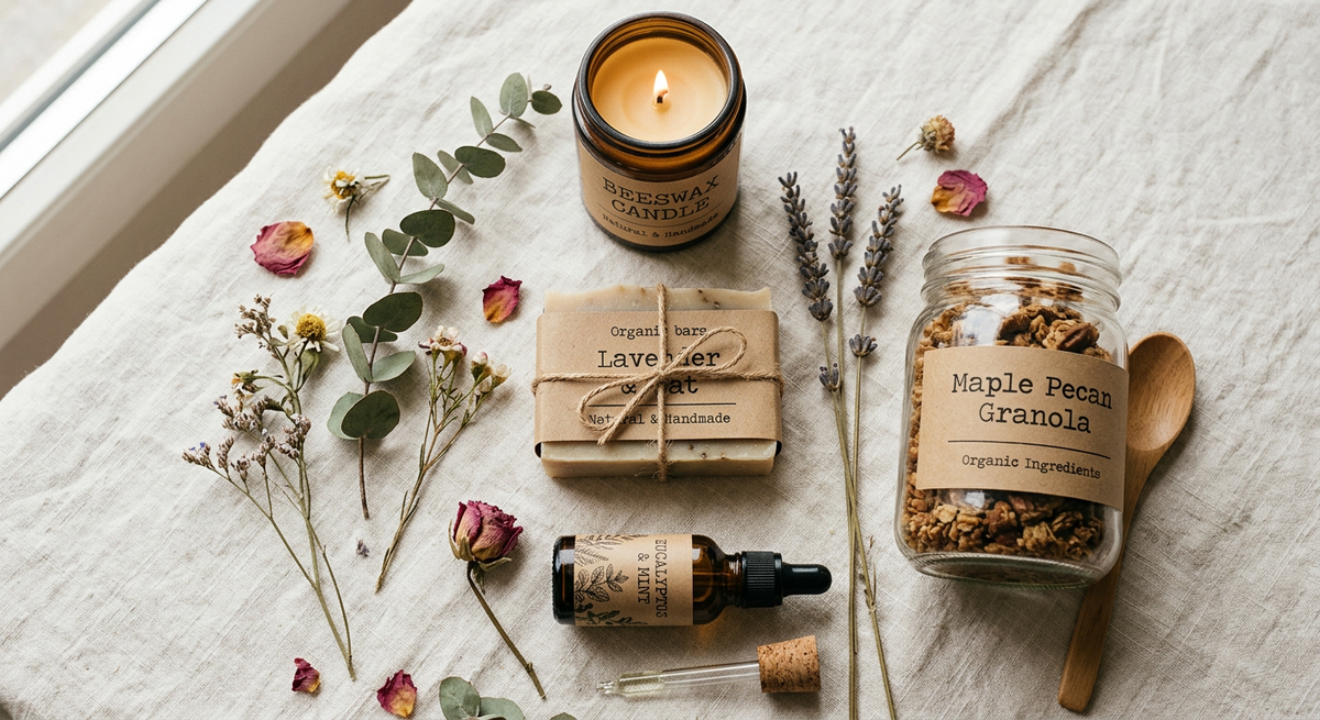 Custom candle labels Canada