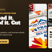 Custom truck decals Canada
