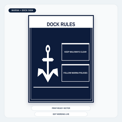 Dock Rules Marina Sign — marina-media-v1:dock-rules-marina-sign:4d6c6485c7307347fcc57a39f31ea432d342de1eb8dafcb44c07935c48d5d87b