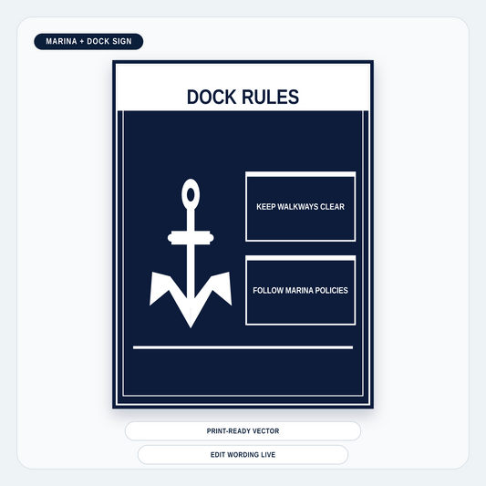 Dock Rules Marina Sign — marina-media-v1:dock-rules-marina-sign:4d6c6485c7307347fcc57a39f31ea432d342de1eb8dafcb44c07935c48d5d87b