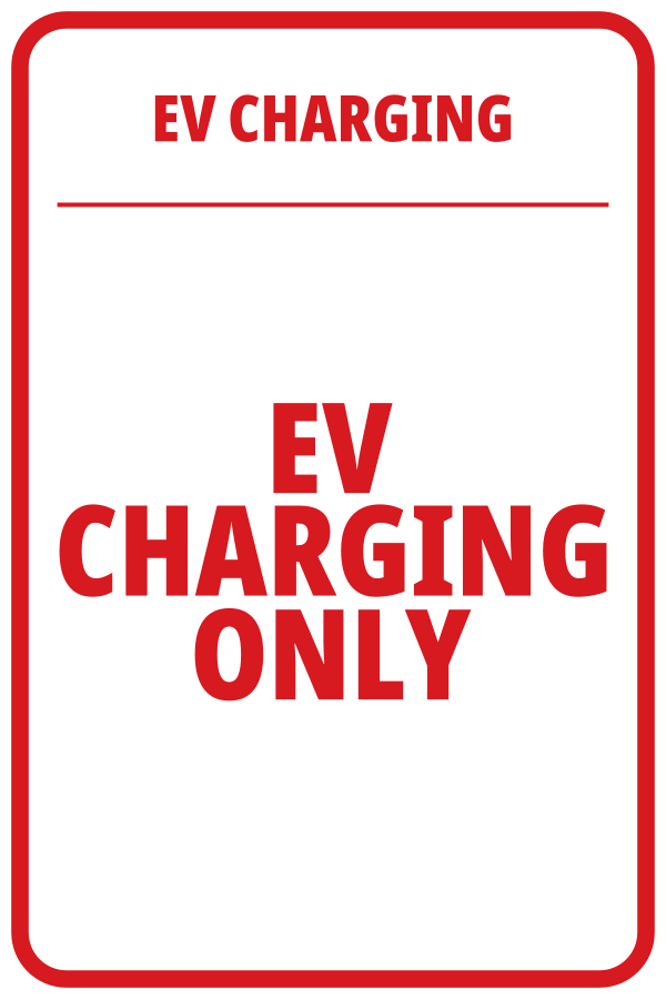 EV Charging Station Sign Ontario | Compliance Lettering