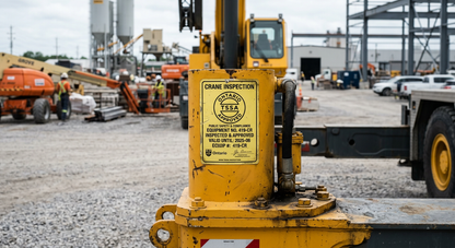 Truck door magnet showing contact information and services