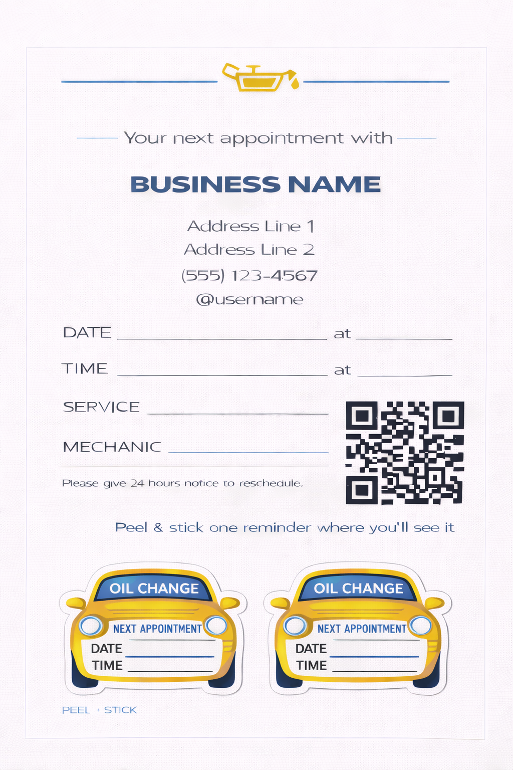 Custom Revenue Protection Cards for Any Business - Reduces No-Shows 38% - Niagara Print