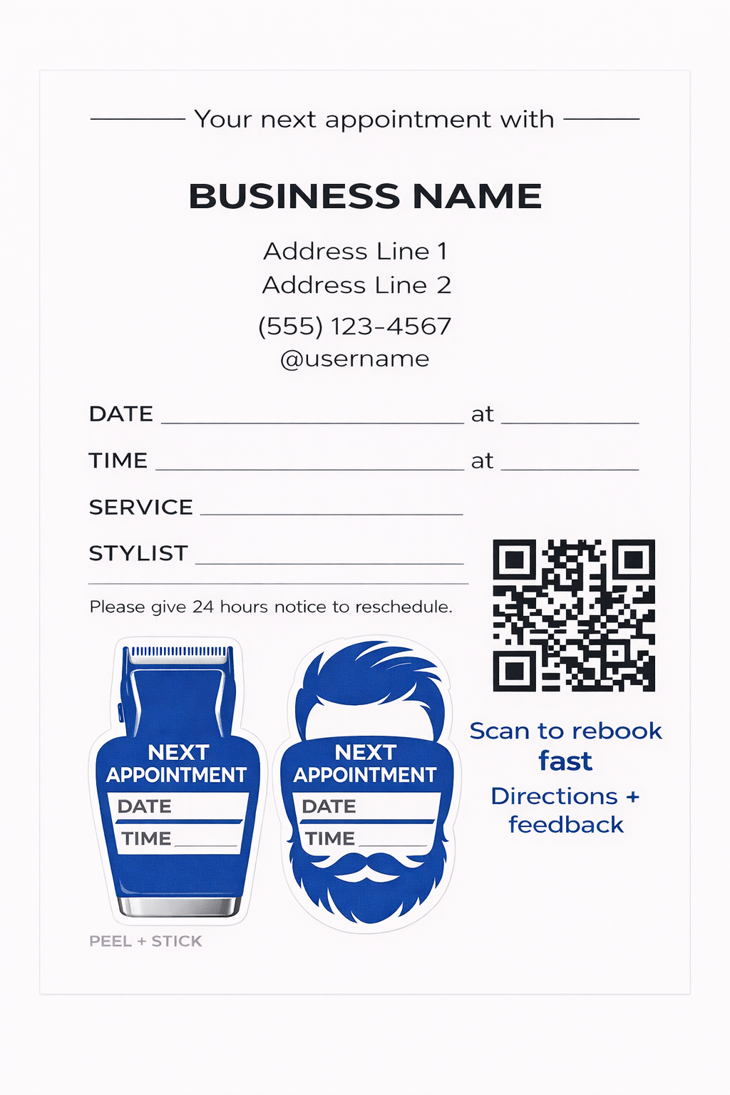 Custom Revenue Protection Cards for Any Business - Reduces No-Shows 38% - Niagara Print
