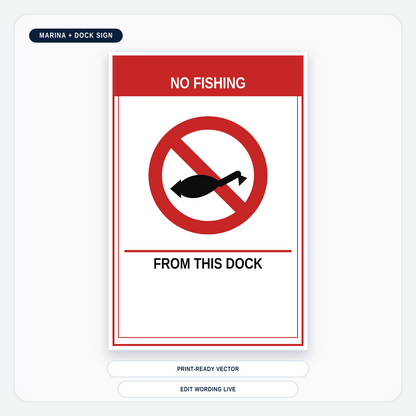 No Fishing From Dock Sign — marina-media-v1:no-fishing-from-dock-sign:1b120b809054e68f2c479ec664e4c20539c81a18f867ef1ecd4e554b045391b8