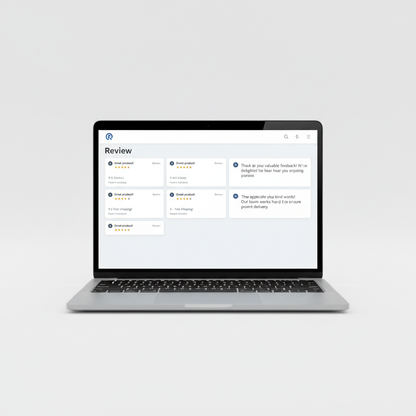 Review management monthly trust report — CAN-TAP showing Google star rating growth and response rate for an Ontario business