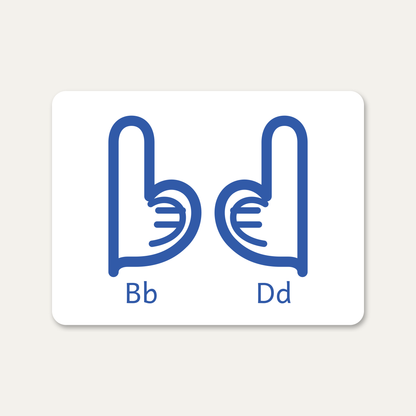 B d letter reminder stickers canada — native design closeup